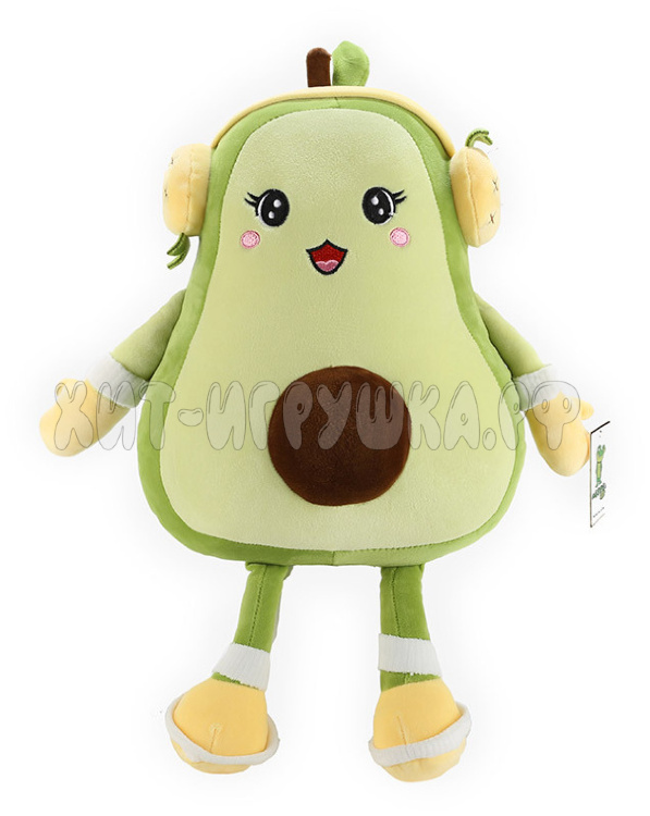 Мягкая игрушка Авокадо в наушниках 30 см в ассортименте 90702-10